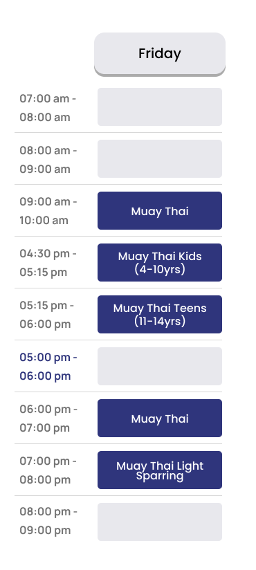ATT Calendar - Friday