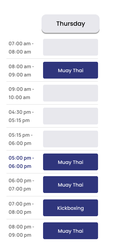 ATT Calendar - Thursday