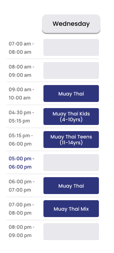ATT Calendar - Wednesday