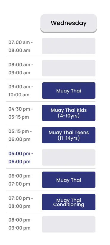 ATT Calendar - Wednesday